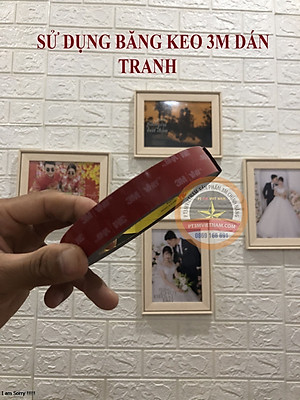 Băng keo cường lực 2 mặt siêu dính VHB 3M 5952 dán vật dụng gia đình