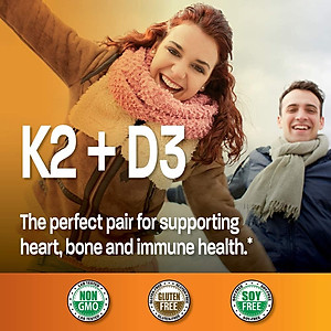 Vitamin K2 D3 - MK7 Bronson 250 Viên Hỗ trợ Giúp Xương Chắc Khỏe, Tăng Hóc Môn, Phát Triển Cơ