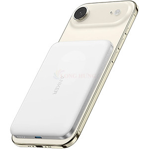 Sạc dự phòng Anker MagGo Nano Power Bank Card-Like Slim Magnetic 1C 15W 5000mAh A1665 - Hàng chính hãng