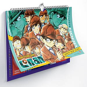 Lịch Treo Tường Thám Tử Lừng Danh Conan 2025 (Tặng Kèm Poster Đính Bên Trong