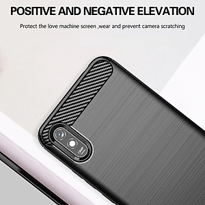 Ốp lưng chống sốc vân kim loại cho Xiaomi Redmi 9A hiệu Likgus (bảo vệ toàn diện, chống va đập) - hàng nhập khẩu