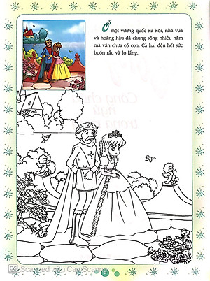 Sách Cổ Tích Tô Màu Công Chúa - Công Chúa Ngủ Trong Rừng