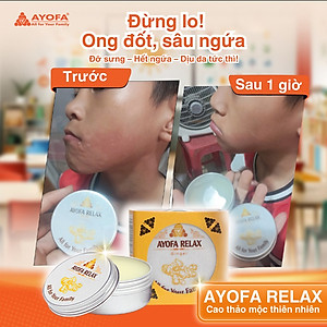 Cao Xoa Bóp Massage Thảo Dược Giúp Phục Hồi Và Làm Dịu Nhanh Chóng Ayofa Relax Hương Gừng 20G