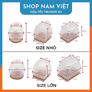 Bọc Chân Bàn Ghế Silicon Chống Trơn Trượt, Chống Ồn