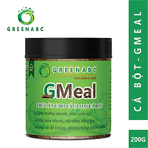 Thức ăn Cá Bột, Cá Thủy Sinh GREENABC - Protein 40 giúp tăng size, tăng màu - Hộp 200g