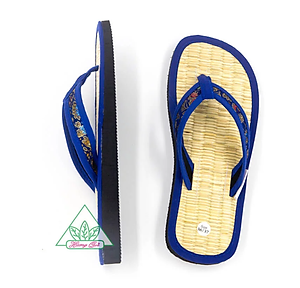 Dép chiếu xỏ ngón Hương Quế DCQ-47 nguyên liệu tự nhiên (sợi chiếu, bột quế, sợi đay) ngăn ngừa mồ hôi chân - giữ ẩm và mát chân