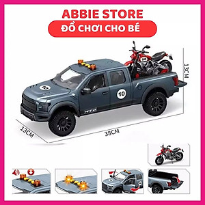 TOYSTAR - 666-90P Mô hình xe bán tải cảnh sát màu ghi (KT 41x16x19cm)