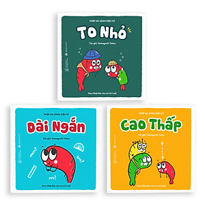 Combo 2 bộ Ehon (6 cuốn) dành cho bé từ 0 tuổi - Vương quốc trái cây - Phép so sánh diệu kì