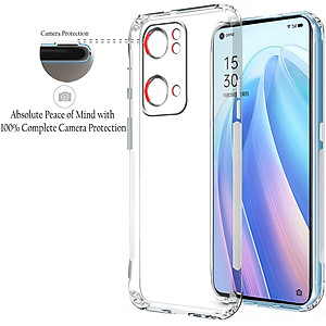 Ốp lưng silicon dẻo cho Oppo Reno 7z / Reno 8z hiệu Ultra Thin trong suốt mỏng 0.6mm độ trong tuyệt đối chống trầy xước - Hàng nhập khẩu