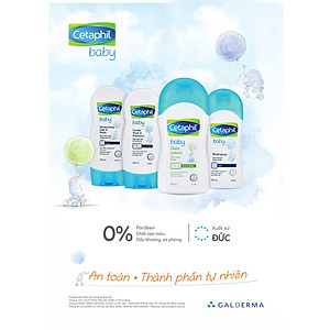 Combo Sữa tắm gội dịu lành Cetaphil Baby Gentle Wash & Shampoo 400ml + Sữa dưỡng thể dịu lành Cetaphil Baby Lotion 400ml