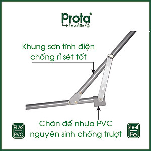 Bộ khung võng xếp sắt sơn tĩnh điện cao cấp Prota
