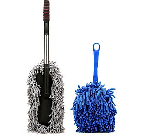 Bộ chổi lau xe sợi dầu cỡ lớn và chổi lau nội thất