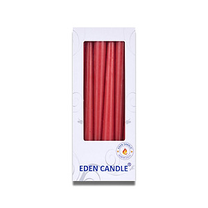 [22 Màu] Hộp 6 Nến Thơm Taper Eden Candle FTRAMART EDC2331 cao 25cm, phù hợp tất cả chân đế nến theo tiêu chuẩn cắm nến taper, Nến hình búp măng non