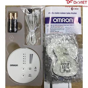 Máy massage xung điện Omron HV-F013 Chính hãng-Giúp giảm đau cơ và khớp với 5 chế độ massage mọi lúc mọi nơi