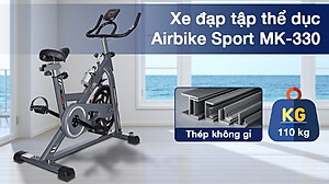 Xe đạp tập thể dục spining Airbike Sport - Hàng chính hãng