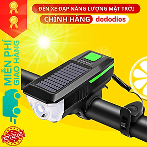 combo Đèn xe đạp thể thao siêu sáng có còi pin sạc chống nước + Đèn chiếu hậu cảnh báo TẶNG 2 ĐÈN GẮN VAN XE