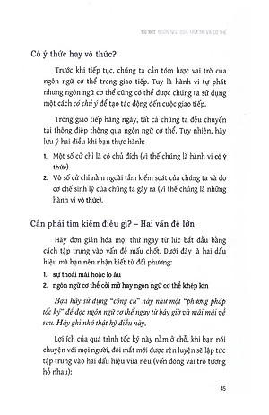 Sách Ngôn Ngữ Cơ Thể - 7 Bài Học Đơn Giản Để Làm Chủ Ngôn Ngữ Không Lời (Tái Bản)
