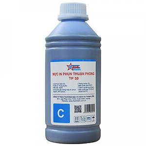 Bộ 4 Màu Mực in phun Thuận Phong TP50 (1L) dùng cho máy in phun Epson, HP, Canon - Hàng Chính Hãng