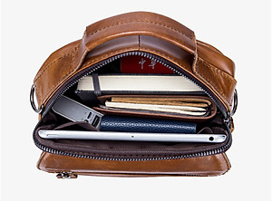 Túi xách túi đeo chéo nam 100% da bò thật cao cấp phong cách mới