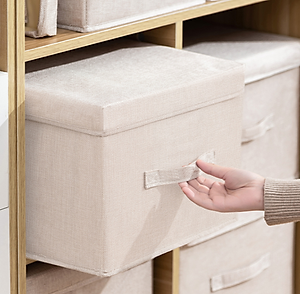 Bộ 2 chiếc hộp vải đựng đồ Thụy Điển 24L, Combo 2 chiếc túi vải đa năng TD1 có chọn màu miDoctor