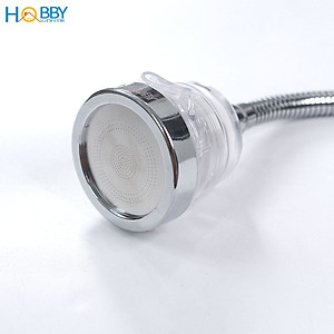 Bộ vòi xịt tăng áp lực nước cho vòi rửa chén dây Inox cứng Hobby Home Decor VSTA4 có lọc nước - uốn cong tùy ý - tặng kèm ren nối và 2 lọc nước