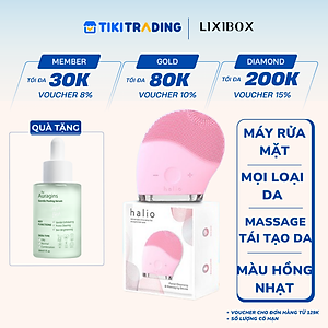 Máy Rửa Mặt Halio Facial Cleansing & Massaging Device Sóng Âm Dành Cho Mọi Loại Da