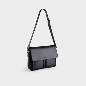 Túi Trita ( Thời trang nam dáng ngang phối ngăn đôi - Túi đeo chéo da RTN6 )