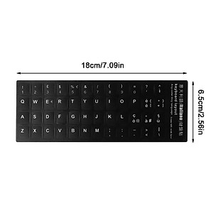 Miếng dán bàn phím tiếng Hàn Quốc Hàng Nhập Khẩu