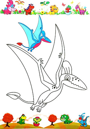 Tô Màu - Vương Quốc Khủng Long - Tập 1 (Dành Cho Bé Mẫu Giáo)