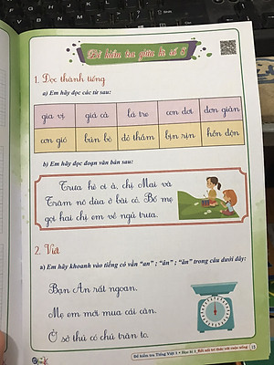 Đề kiểm tra tiếng việt 1 học kì 1 ( kết nối tri thức với cuộc sống )