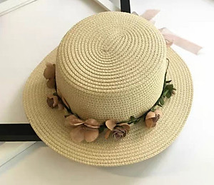 Nón rộng vành nữ chống nắng UV Mũ cói đi biển rộng vành chống nắng Panama thời trang Hàn Quốc dona21040802