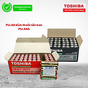 Hộp 40 Viên Pin Toshiba AA , AAA 1,5V Toshiba - hàng chính hãng