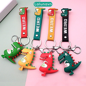 Móc khóa khủng long cute dễ thương,Móc khóa đáng yêu Lalunavn A90