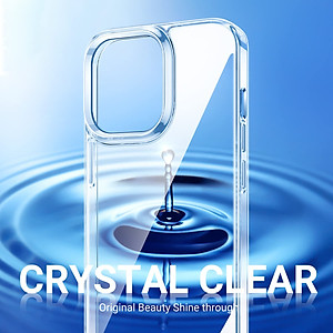 Ốp lưng cho iPhone 13 / 13 Pro / 13 Pro Max chống sốc trong suốt siêu mỏng 0.88mm hiệu X-Level Sparkling Series độ trong tuyệt đối, chống trầy xước, chống ố vàng, tản nhiệt tốt - hàng nhập khẩu