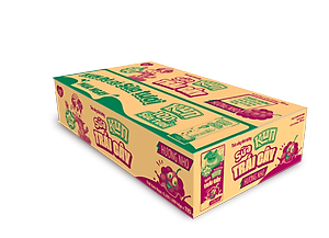 Thùng 48 hộp Sữa trái cây hương nho KUN 110ml/hộp