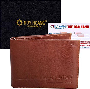 Ví Nam Huy Hoàng HT2106 (12.5 x 10 cm) - Nâu