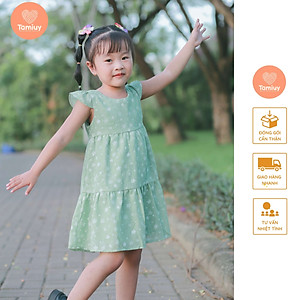 Đầm Baby Doll  Hoa Cúc Tamiuy Dễ Thương Xinh Xắn Đáng Yêu Dành Cho Bé Gái Từ 1-10 Tuổi