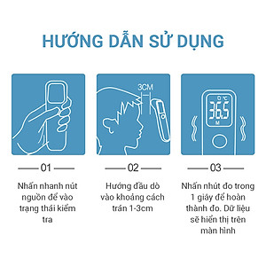 Nhiệt kế điện tử hồng ngoại đo trán Sinocare F1D1 - Thương hiệu Đức