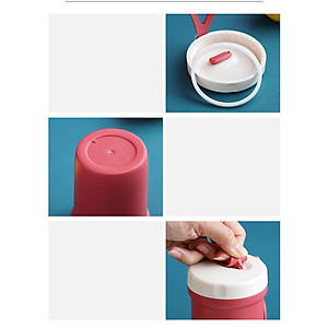 Hộp Đựng Soup, Hộp Canh 2 Lớp Cách Nhiệt Sử Dụng Tốt Trong Lò Vi Sóng 300ml