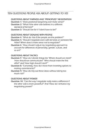 Sách Getting to Yes: Negotiating an agreement without giving in