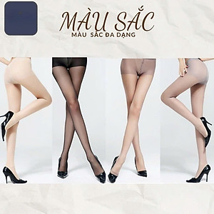 COMBO 2 Quần Tất, vớ quần tàng hình thêu sợi siêu mỏng, siêu dai Siêu Ấm MÀU ĐEN VÀ DA Văn Phòng Du Lịch Dã Ngoại Phượt