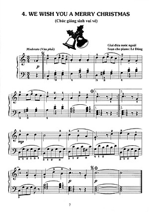 Sách Piano Cho Thiếu Nhi - Tập 4 (Kèm CD + links tải MP3)