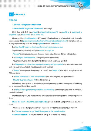 Sách Luyện Chuyên Sâu Ngữ Pháp Và Bài Tập Tiếng Anh 11