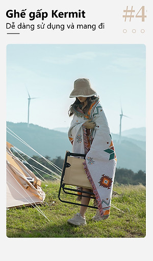 Ghế Gấp Gọn, Ghế Xếp Giã Ngoại- Du Lịch-Cắm trại-Câu cá-YZ032