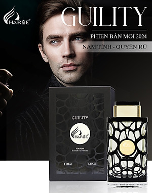 Nước Hoa Nam CHARME GUILITY 100ml Lưu Hương Lâu Lịch Lãm, Nam Tính_Nước Hoa Chính Hãng