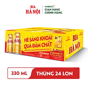 Bia Hà Nội phiên bản Tết 2026 - Thùng 24 lon 330ml