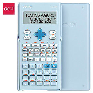 Máy tính kỹ thuật học sinh Deli -Xanh/ Hồng/ Trắng - 1700