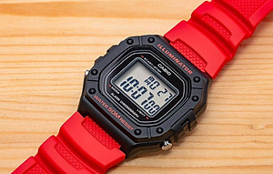 Đồng hồ nam dây nhựa Casio W-218H-4BVDF
