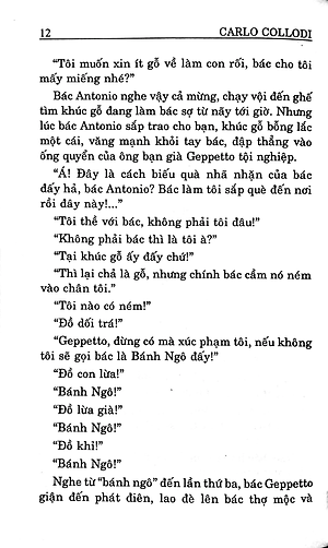 Sách Pinocchio Cậu Bé Người Gỗ