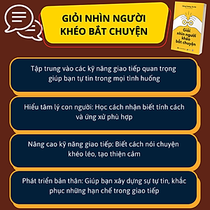 Combo Sách EQ Cao - Giao Tiếp Giỏi: Giỏi nhìn người, khéo bắt chuyện, Nghĩ nhanh nói khéo và Trí tuệ cảm xúc cao